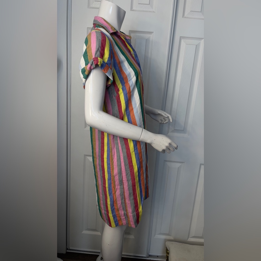 J. Crew Colorful Striped Mini Dress - Picture 8 of 13